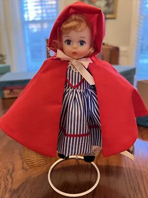 Madame Alexander Little Red Riding Hood-1980’s Stripe Dress • $10