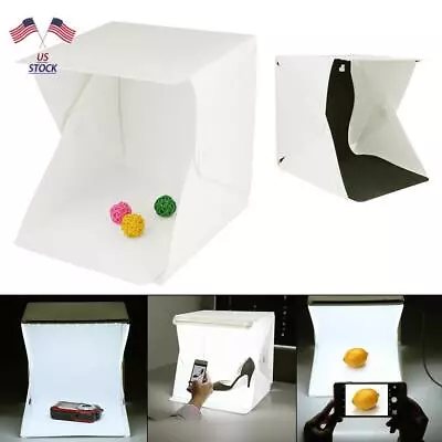 Mini Photo Studio Light Box Photography Backdrop LED Lightroom Portable Light 5V • $17.69