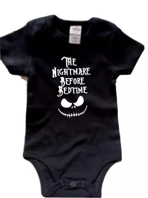 £7.50 • Buy Goth Alternative Baby Vests. Nightmare Before Christmas 