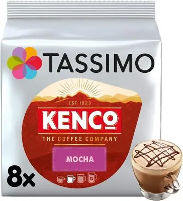 Tassimo Kenco Mocha Coffee Pods X8 (Pack Of 5 Total 40 8 Count 5)  • £25.72