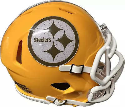 Pittsburgh Steelers Custom Mini Helmet Alternate STS Salute To Service Themed. • $59