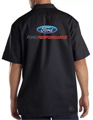 $29.99 • Buy FORD PERFORMANCE Mechanics Work Shirt ~ RACING ~ Mustang V8 F150