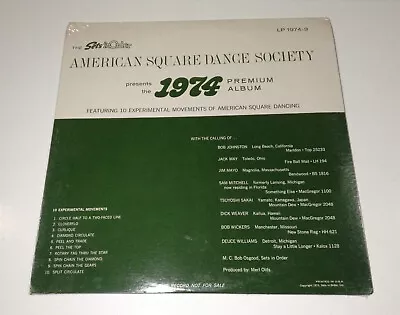 American Square Dance Society ‎– Presents The 1974 Premium Album Vinyl Sealed • $13.12