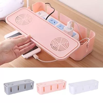 Socket Storage Boxs Wire Cable Management Case Cable Organizer Cable Tidy Box • £7.47