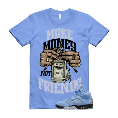 MM T Shirt To Match Air Jordan 5 UNC University Blue Carolina MJ Black White • $15.99