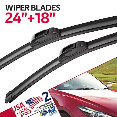 For Mazda 6 2009-2017 FRONT 24 &18  WINDSHIELD WIPER BLADE SET OEM • $12.99