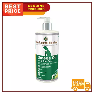 Natural Animal Solutions Omega 36 & 9 Oil 500 ML For Dogs • $37.97