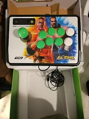 Xbox360Mad Catz WWE All Stars Brawlstick Modded With Sanwa Buttons And Joystick  • $100