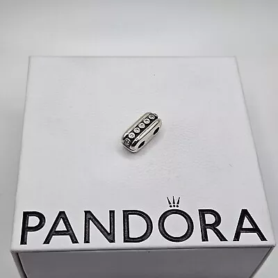 Genuine Pandora Double Diva Clear Clip Charm ALE 925 #790855CZ • £65