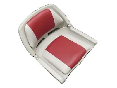 £40 • Buy Folding Boat Seat In Red And Grey (Marine Yacht Fishing Speedboat Rib)