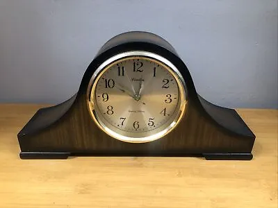 Vintage Linden Quartz Double Chime Wood  Mantle Clock Japan • $9