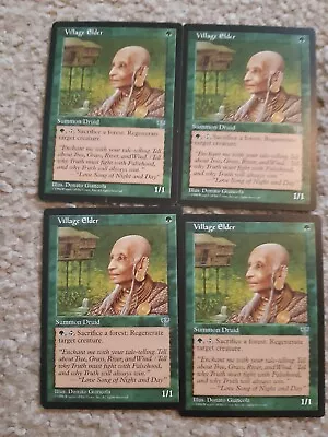 MTG 4 X Village Elder - Mirage • $5.33