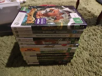 Bulk Lot Of 14 Xbox 360 Games Halo Gears Of War Saints Row More • $40