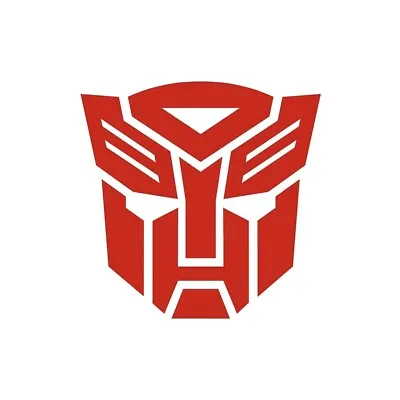 AUTOBOTS Logo Die-Cut Vinyl Sticker Decal - RED - 4” X 4” (Transformers) • $8