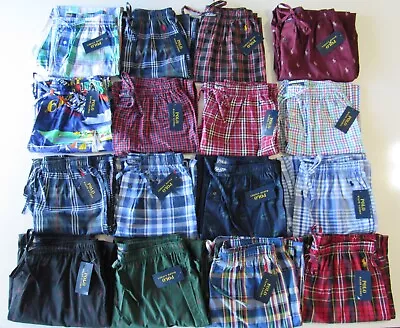 Polo Ralph Lauren Mens Pajamas Lounge Pants Sleepwear Pony All Over Plaid Nwt • $32.99