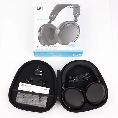 Sennheiser Momentum 4 Wireless Bluetooth Noise Cancelling Headphones (Black) • $199.99