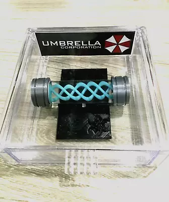 Resident Evil Umbrella Corporation T-Virus Prop In Glass Vial And Display Case • $21.99