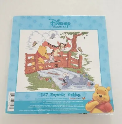 Disney Winnie Pooh Eeyore Problem - D27 Cross Stitch Kit - 23 X 25 Cm • £21.99