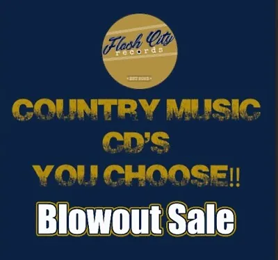 Country Music CDs - Loose DISC ONLY- You Choose BLOWOUT SALE!!! • $2