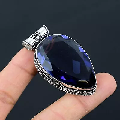 Iolite Topaz Gemstone 925 Sterling Silver Gift Jewelry Pendant 2.29  G941 • £11.66