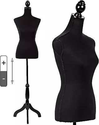 Mannequin Torso Mannequin Stand Dress Form 60-67 Height Adjustable Maniquins Bo • $64.21