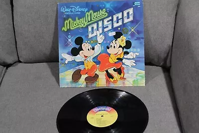 1979 Walt Disney Mickey Mouse Disco Disneyland 2504 Vinyl LP Record • $10