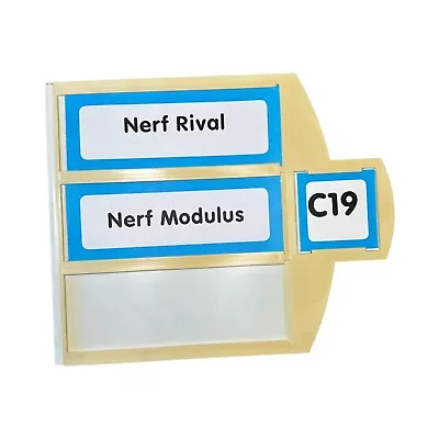 Toys R Us True Aisle Sign C19 Nerf Rival Nerf Modulus • $59.57