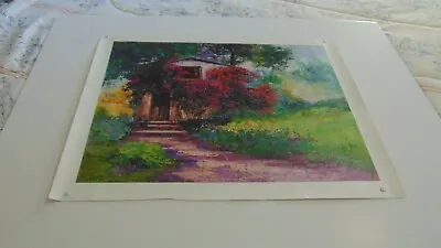 Mark King  Tuscan Farm House  - Hand Embellished Limited Edition Canvas Artist  • $150