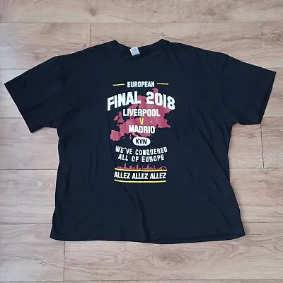 £7.99 • Buy Liverpool Football Club Vintage 2018 Champions League Final T-Shirt - Size 2XL 