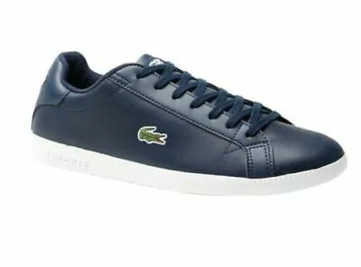 £45 • Buy Women's Lacoste Graduate Leather Trainers In Navy UK 7 New £45.00