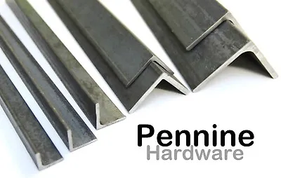 MILD STEEL ANGLE Iron All Popular Sizes Available & Bandsaw Cut Sizes To Order • £27.50