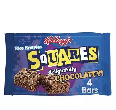 Kellogg's Rice Krispies Squares Chocolatey Cereal Bars Multipack X 2  8x36g • £4.66