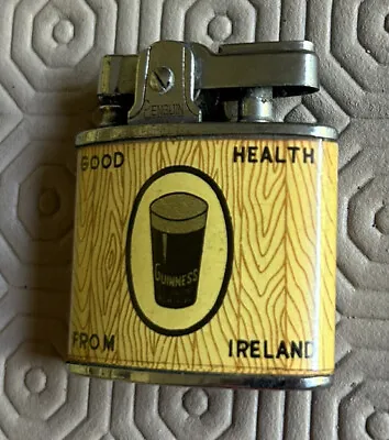 £19.99 • Buy Rare Old Lighter -  Good Health. Guinness & Map Good Cond See Photos