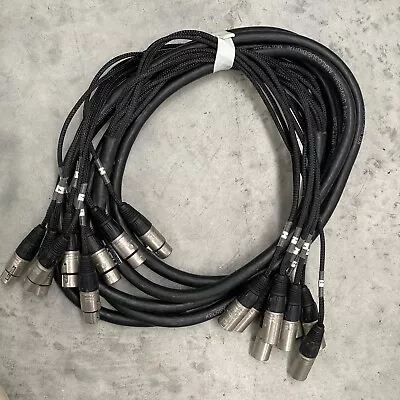 Used Neutrik 8-Way Stage Snake Female To Male XLR Balanced Multicore Loom Cable • £99