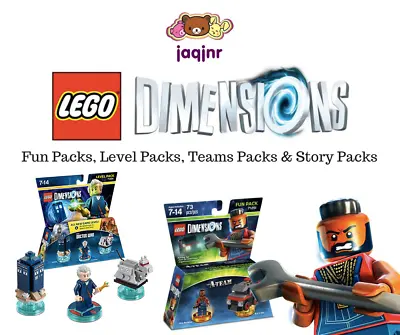 $59.99 • Buy LEGO DIMENSIONS Fun Packs, Level Packs & Story Packs (2015+) BRAND NEW 