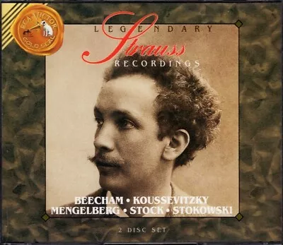 Legendary Strauss Recordings RCA 2CD SET Beecham Koussevitzky Mengelberg Stock • $10