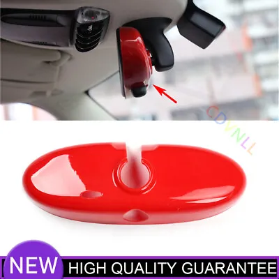 Interior Rearview Mirror Frame Cover For Mini Cooper R55 R56 07-2013 Bright Red • $27.76