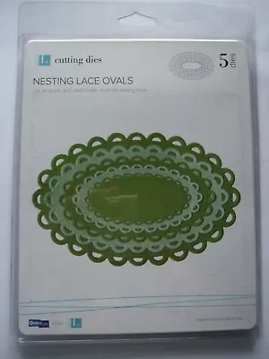  QuicKutz Cutting Dies - Nesting Lace Ovals 5 Die Set DC0161 • £9.50