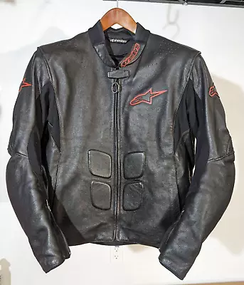 Alpinestars Sp-1 Leather Perforated Jacket Black Us 44/ Euro 54 • $200