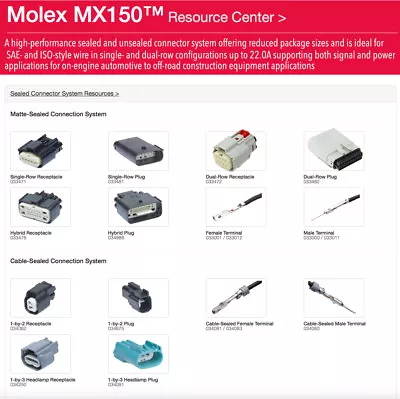  Molex Harley 2346812 16-Pin 20 Male OR Female MX150 Connector + Terminals • $10.15