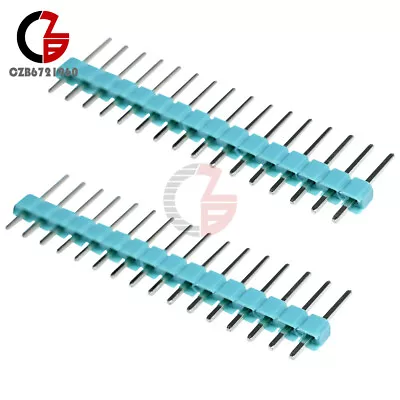 10PCS 40 Pin Male Breakable Header Strip Tin PCB Panel IC Connector 2.54mm Green • $0.99