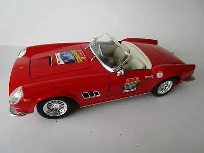 Vintage 1/18 Hot Wheels Ferrari 250 GT California Spider Diecast Red W/ Cream • $30