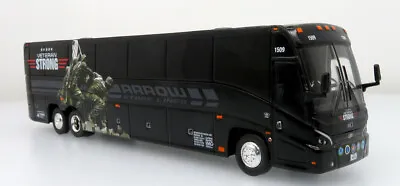 New! MCI J4500 Coach Bus Arrow Stage Lines Veterans  1/87 Scale Iconic Replicas • $52.95