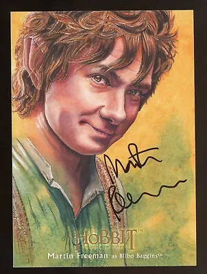 MARTIN FREEMAN The Hobbit Desolation Of Smaug AUTO Autograph #MF-1 SSP MINT #/25 • $469.95