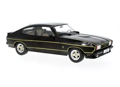 Ford Capri Mkii X-pack Black 1978 1:18 Scale Diecast Model Lovely Rare Classic • £82.99