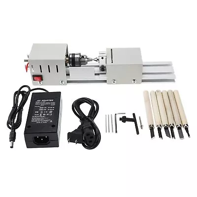 100W Mini Lathe Machine Beads Polishing Milling Rotary Tool 24V DC Lathe Mill... • $51.30