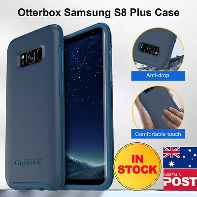 OtterBox Symmetry Series Slim Case For Samsung Galaxy S8 Plus Symmetry Case Blue • $29.90