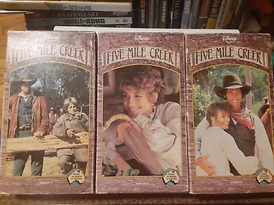 Five Mile Creek Vhs 3 Tapes Volumes 3 5 6 Walt Disney Western Frontier Adventure • $11.99