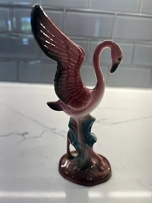 Vintage Maddux Of California 7” Ceramic Flamingo Wings Up • $79.99