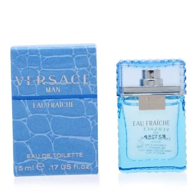 Versace Man Eau Fraiche Versace Edt Mini 5 Ml For Men-new In Box • $9.59